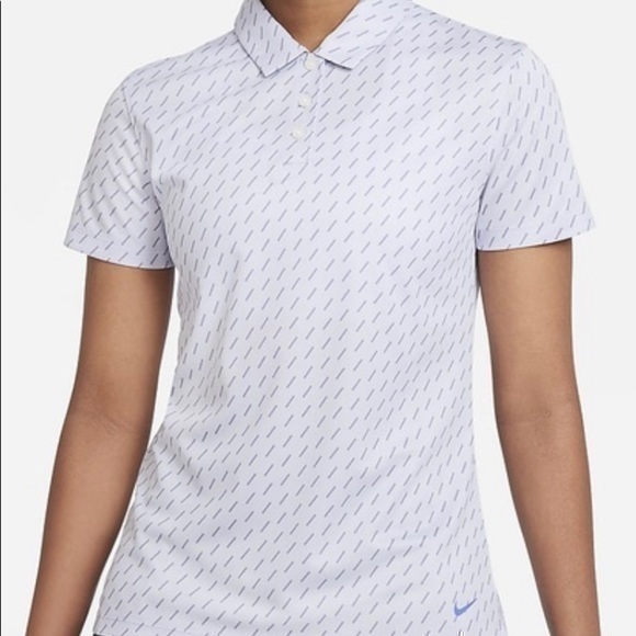 Nike Tops - New Nike Women’s Dri Fit Victory dash printed Golf shirt XS